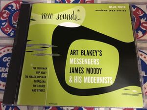 Art Blakey★中古CD国内盤「アート・ブレイキー＆初代メッセンジャーズ1947+ジェームス・ムーディ＆ヒズ・モダニスツ」