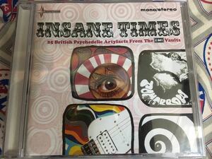 V.A.★中古CD/UK盤Insane Times～25British Psychedelic Artifacts From The EMI Vaults」