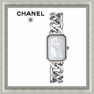 CHANEL シャネル 時計 腕時計 プルミエール ホワイトシェル シェル文字盤 チェーンブレスレット シルバー H3251 クォーツ 