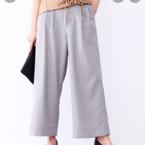 Lサイズqualiteハイウエストワイドパンツ