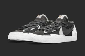 NIKE × sacai / Blazer Low IRON GREY/WHITE-WHITE サカイ×ナイキ ブレーザー 25.5cm