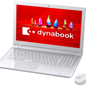 ノートパソコン 東芝 dynabook PT55VWP-BJA 15.6インチ Core i3 メモリ4GB HDD1TB Windows10 officeおまけ リュクスホワイト 量販店展示品の画像1