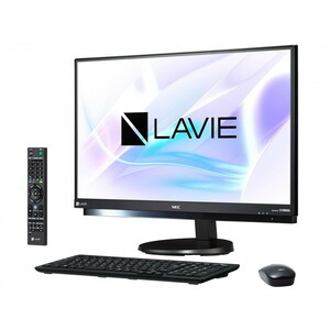 新品 NEC LAVIE Desk All-in-one PC-DA770HAB 23.8インチ Core i7-7500U メモリ8GB HDD3TB Windows 10 Office 付属 BD-R TV機能搭載
