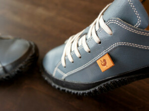 SS（23.5cm）｜SPINGLEMOVE スピングルムーヴ SPM110 スモーキーブルー カンガルー革 人気 靴 日本製 ハンドメイド (即決) (新品) (正規品)