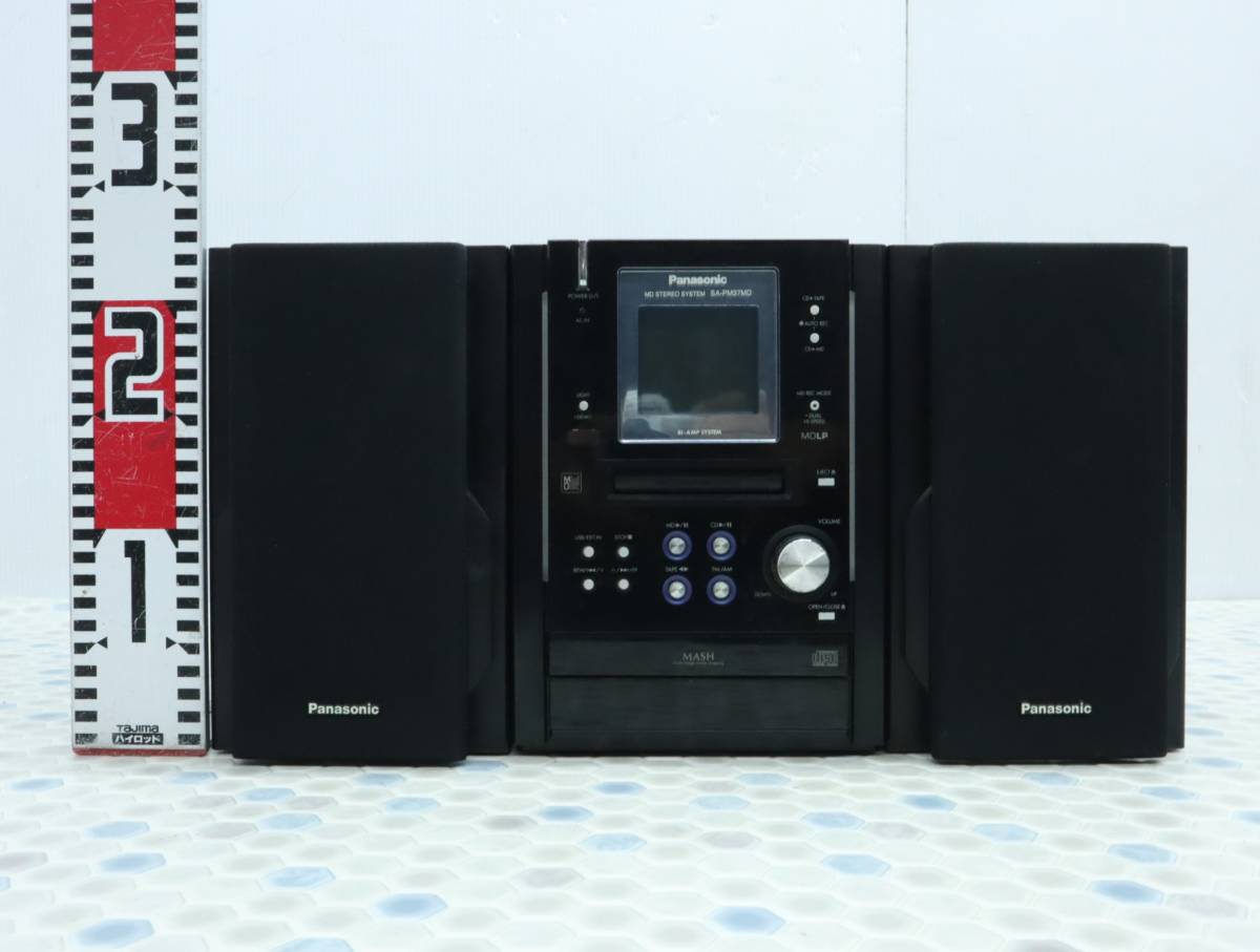 Panasonic パナソニック SC-PM35MD MD/CD/カセット/チューナー コンポ - esupport.vn