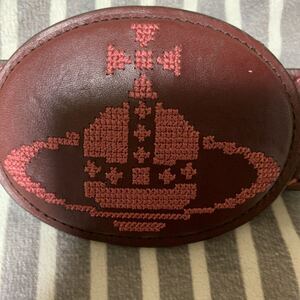 ヴィヴィアンウエストウッド 本革ベルト 刺繍入り