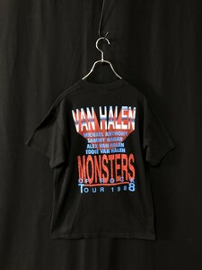 デッド◆USA製◆80s MONSTERS OF ROCK 1988 VAN HALEN ヴァン ヘイレン　ヘヴィー メタル ロック バンド フェス Tシャツ TOUR1988 Tシャツ