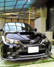 ★SUBARU インプレッサ GRB GRF 5ドア GVB GVF 4ドア C/D/E型 カーボン フロント リップ スポイラー CS型 2010/07-2014/04☆._画像1