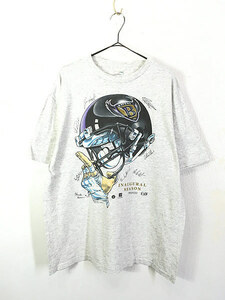 古着 90s NFL Baltimore Ravens レイブンズ グラフィック Tシャツ XL 古着