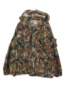  old clothes 70s Switzerland army M60 Alpen duck camouflage many pocket mountain jacket 56 old clothes 