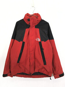 古着 90s TNF The North Face 凸凹 ワッフル シェル マウンテン ジャケット パーカー M 古着