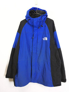 古着 90s TNF The North Face 「SUMMIT SERIES」 GORE-TEX ゴア マウンテン パーカー 青 L 古着