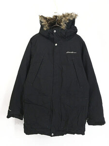 「タグ付」 古着 Eddie Bauer 名作 「Superior Parka」 ファー フード 2way ダウン コート M 古着