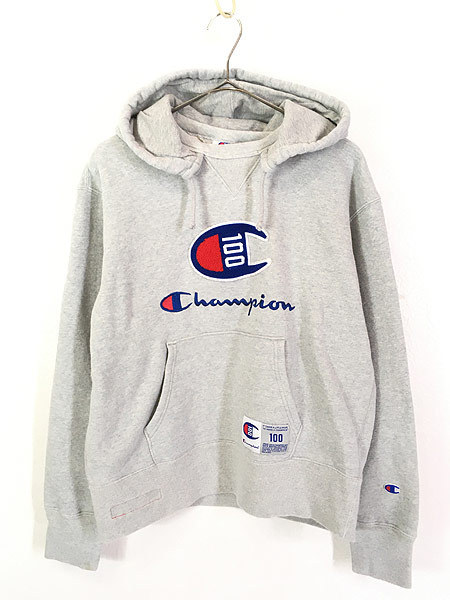 champion 周年 パーカーの値段と価格推移は?|8件の売買情報を集計 通販サイトです リバースウィーブ チャンピオン パーカー 復刻 90周年 タタキタグ パーカー
