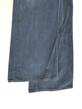 古着 70s Levi's 676-7618 濃紺 バットダイ デニム ブッシュ パンツ ジーンズ フレア W32 L32 古着_画像5