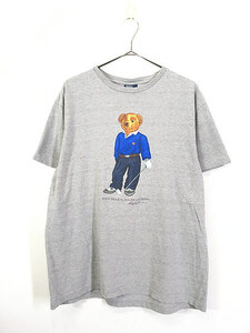 古着 Polo Ralph Lauren 「POLO BEAR」 ゴルフ ポロベア Tシャツ M 古着