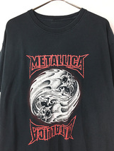 古着 00s METALLICA × Pushead ヘヴィ メタル ロック バンド Ｔシャツ XL位 古着_画像2