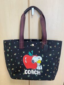 COCAH コーチ ピーナッツ コラボ トートバック スヌーピー 新品未使用 おまけ付き