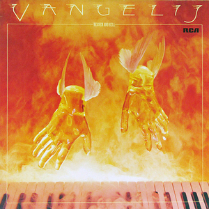 独 見開ジャケLP☆VANGELIS Heaven And Hell（Germany RCA LPL 1-5110）ヴァンゲリス アフロディテス・チャイルド Jon Anderson YES シンセ