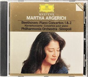 CD/ ベートーヴェン：ピアノ協奏曲第1,2番 / アルゲリッチ(P)、シノーポリ& PO