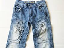 ★　美品　GUESS　ゲス　キッズ　ジーンズ　66cm　サイズ15　加工色　KIDS　JEANS　GUESS PREMIUM　DENIM　★_画像2