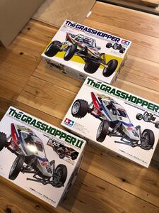 タミヤ グラスホッパー&グラスホッパーⅡ&グラスホッパーⅡブラック全て未使用未組み立て品3点セット