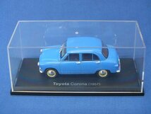 36：NOREV/ノレブ★国産名車コレクション 1/43 「Toyota Corona 1957年」 コロナ ブルー ミニカー 車 ケース入り_画像1