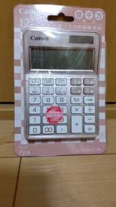 新品 Canon 12桁 KS-125WUC-PK 電卓 キャノン
