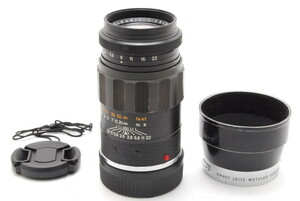 【ランクAB】 ライカ Leica エルマリート ELMARIT M 90mm F2.8 ブラック レンズフード付き （#853）