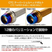 ゼファー750 RS エンジンカバーボルト 20本セット カワサキ車用 ZEPHYR CTCヘキサゴンヘッド シルバー＆焼きチタン TB8147_画像5