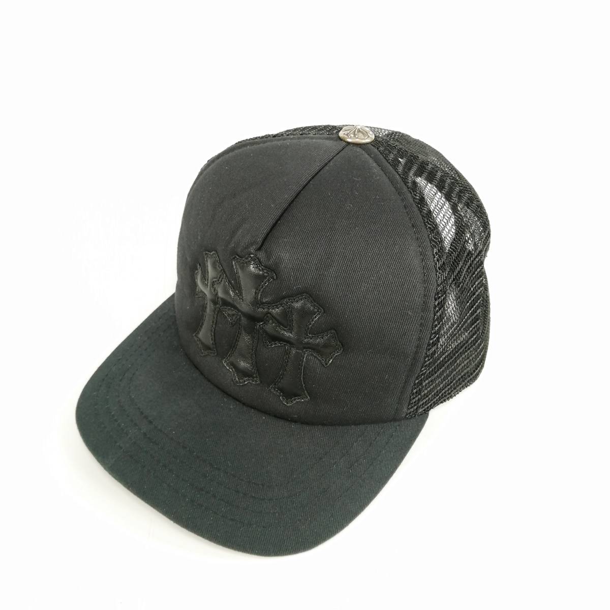 USA製 Chrome Hearts 3セメタリー 3クロス クロスパッチ メッシュキャップ ブラック×レザー 帽子 レザークロス 925 クロムハーツ - esupport.vn USA製 Chrome Hearts 3セメタリー 3クロス クロスパッチ メッシュキャップ ブラック×レザー 帽子 レザークロス 925 クロムハーツ - esupport.vn