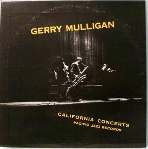 中古LP「CALIFORNIA CONCERTS/カリフォルニア・コンサーツ」GERRY MULLIGAN AND HIS QUARTET/ジェリー・マリガン　国内盤