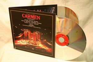 中古LD「CARMEN/グランドオペラ・カルメン」ミリアム・ガウチ/マリア・ユーイング/ジャック・トラッセル/アレイン・フォンダリー　2枚組