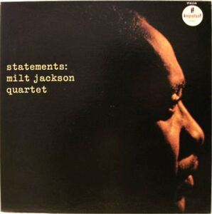 中古LP「STATEMENTS /ステートメンツ」MILT JACKSON QUARTET/ミルト・ジャクソン　国内盤