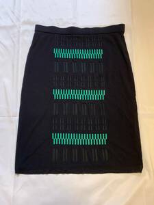 Vivienne Tam Vivi Tam Simple Skirt Mesh Net Green Black