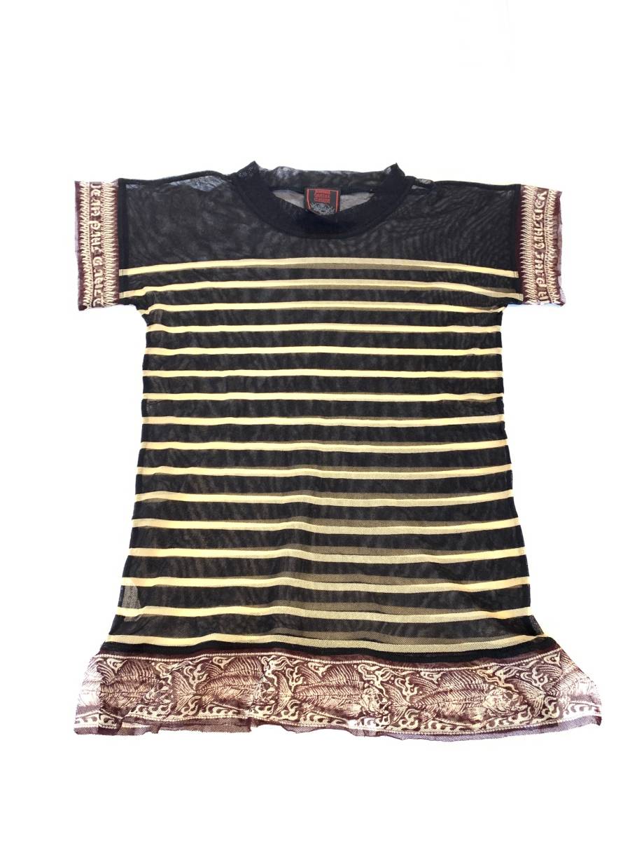 Jean Paul GAULTIER ジャンポール ゴルチエ ゴルチェ Tシャツ カットソー メッシュ パワーネット アーカイブ archive tops