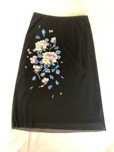 Vivienne tam ヴィヴィアンタム　スカート　花柄　刺繍　アーカイブ　archive skirt