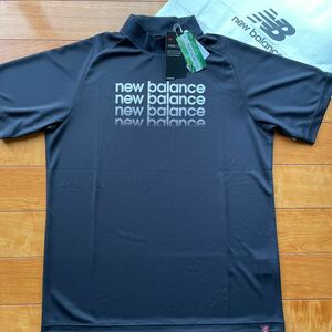 送料無料new balanceニューバランスゴルフ最新メンズNBモックネックシャツKoKaGeMax太陽光遮熱クーリングUVカット吸水速乾Black(5)新品