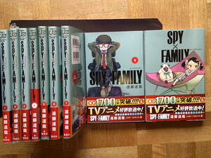 最新9巻(全巻帯付き)■SPY×FAMILY スパイファミリー 1～最新9巻(全巻帯付き) 遠藤達哉　TVアニメ