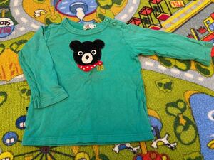 ①ミキハウスダブルビー ロンT Tシャツ 80 DOUBLE.B ミキハウスダブルB MIKIHOUSE 長袖Tシャツ