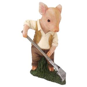  field ... pig san image outdoors figure ornament flower . garden garden ornament garden farm work field animal animal . person . image agriculture house pig san outdoor exterior 