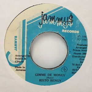 EPレコード　RISTO BENGY / GIMME DE MONEY (PUNANNY)