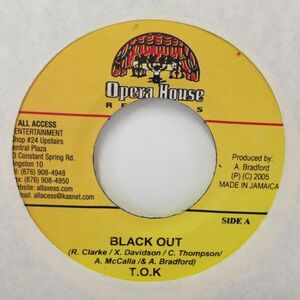 EPレコード　T.O.K / BLACK OUT (BLUES LAGUNE)