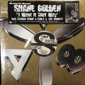 12inchレコード　SHANE GOLDEN / I WANT IT THAT WAY