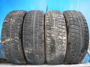 送料無料●8分山 4本 14年 ブリヂストン 195/65R15 REVOGZ 15インチ●27208