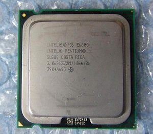 CPU Intel Pentium Dual-Core E6600 SLGUG 3.06GHz LGA775