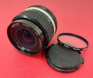 ■A Nikon AI NIKKOR 35mm F2.8 ニコン Fマウント 単焦点レンズ ニコン