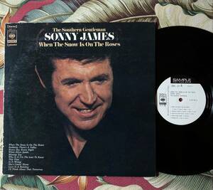 Sonny James The Southern Gentleman 国内 非売品 LP When The Snow Is On The Roses