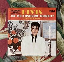 Elvis Presley 7inch Are you Lonesome Tonight ロカビリー_画像1