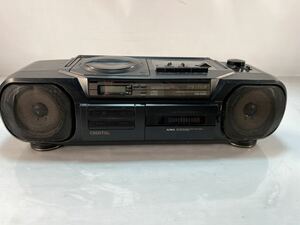 ★AIWA アイワ CSDーXR20 CDラジカセ テープ 音楽再生機器 ブラック 中古品 通電確認済み ラジオ 管理F118